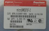 自恢复保险丝 MICROSMD075F2