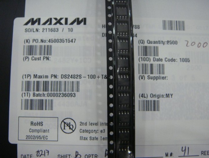 MAX6369KAMAX4410EUD DS2482S-100 MAX6369KAMAX4410EUD DS2482S-100