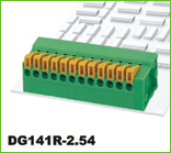 弹簧式PCB接线端子 DG141R-2.54