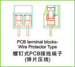 PC轨道式接线端口 PCB Terminal Blocks-Wire Protector Type
