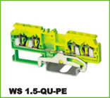 WS轨道式接线端子 WS 1.5-QU-PE
