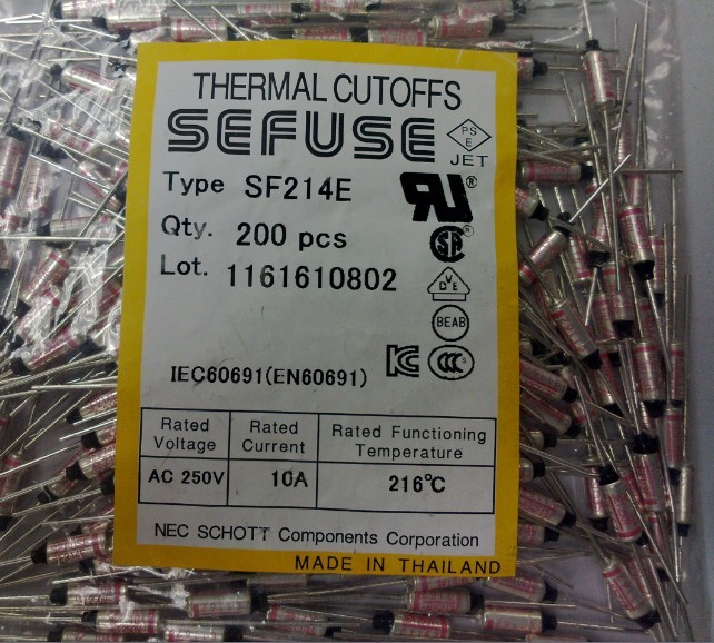 NEC温度保险丝 SF214E