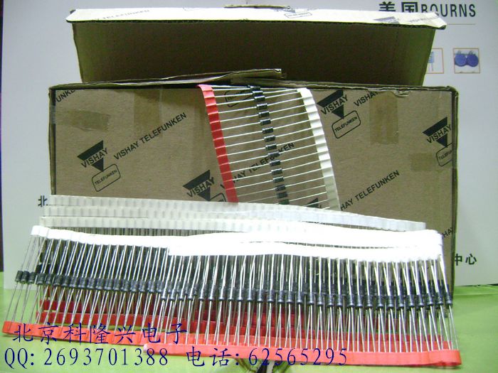 BYV26E-TAP BYV全系列 快速雪崩二极管 1A 1000V DO-41 VISHAY BYV26E-TAP