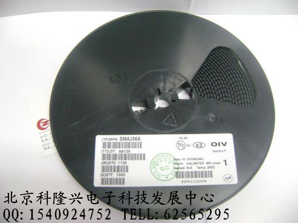 供应 oiv二极管SMAJ36A 36v单向 TVS管 SMAJ36A