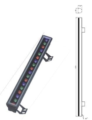 LED-18X1W洗墙灯 XLY-W012102-RGB