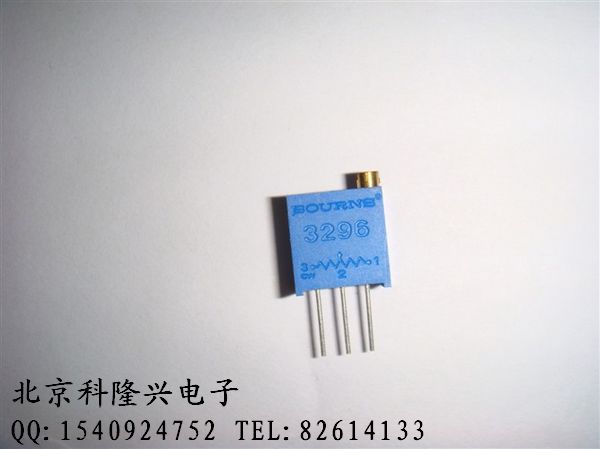 专营电位器 3296W-1-502LF 5K 精密可调电阻 顶调 美国bourns 正品 3296W-1-502LF 5K