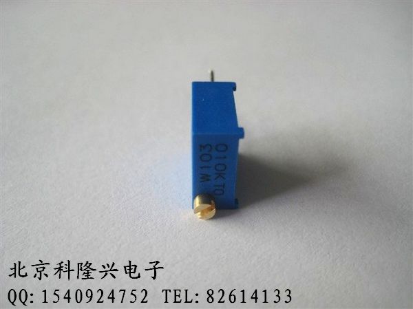专营电位器 3296W-1-103LF 10K 精密可调电阻 顶调 美国bourns 正品 3296W-1-103LF 10K