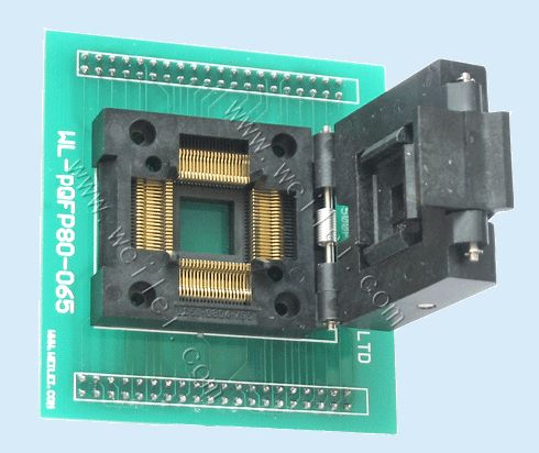 威磊编程器烧录座 WL-PQFP80-A32