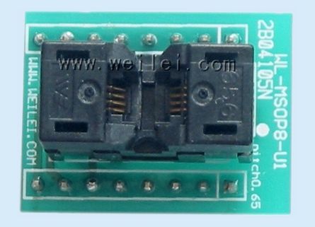 威磊编程器烧录座 WL-MSOP8-U1