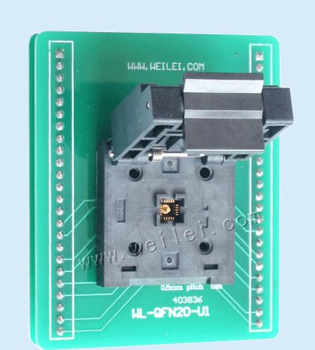 威磊编程器烧录座 WL-QFN20-U1