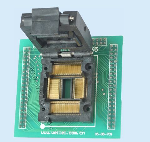 威磊编程器烧录座 WL-LQFP100-3834