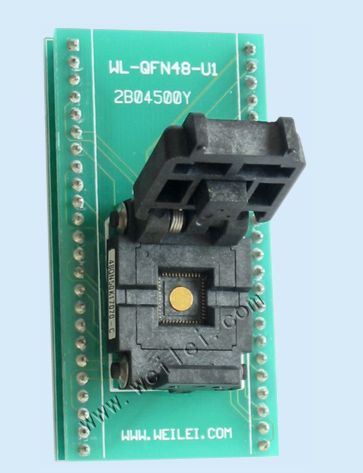 威磊编程器烧录座 WL-QFN48-U1