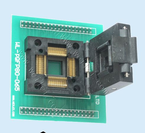 威磊编程器烧录座 WL-PQFP80-H8534