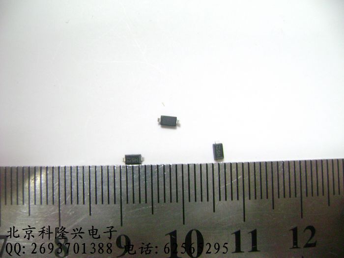 BAS85 1206方块 印字D96 肖特基二极管 贴片SMD SOD-123 BAS85