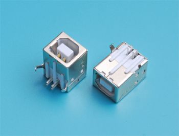 供应USB连接器 USB B/F 90°DIP USB B/F 90°DIP