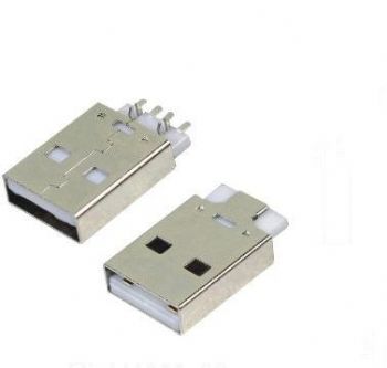 供应USB连接器 USB A公 鱼叉式 SMT型 USB A公 鱼叉式 SMT型