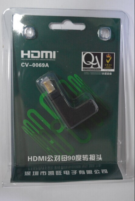 HDMI公对母90度转接头 HDMI公对母90度转接头