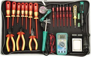 台湾宝工PK-2803BM-CL VDE1000V耐高压绝缘工具组24件 PK-2803BM-CL
