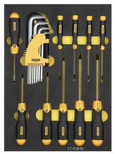 STANLEY/史丹利22件套LT-030-23 英制紧固工具托组套 LT-030-23