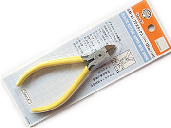 原装日本SHELL贝印SM-21斜口钳斜嘴钳塑料模型进口水口钳 SM-21
