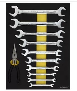 stanley/史丹利双开口扳手 11件套双开口扳手工具托 LT-019-23 LT-019-23
