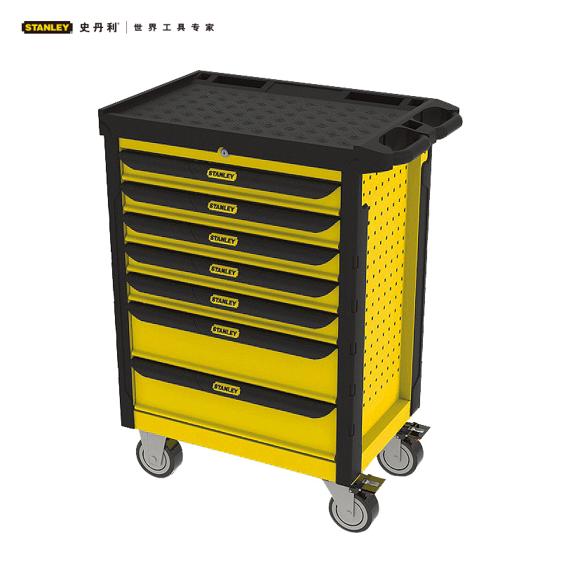 Stanley/史丹利7抽屉多功能工具车 93-712-23 93-712-23