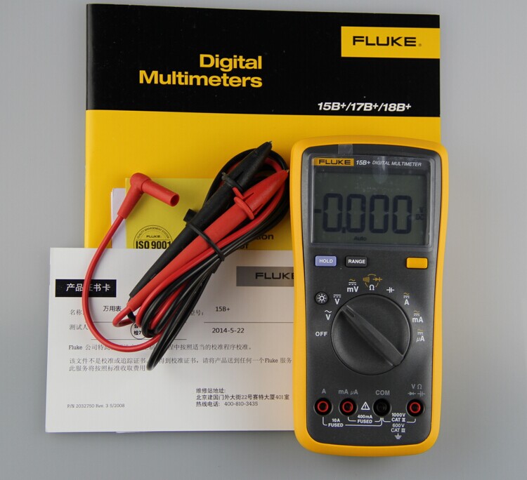 FLUKE/福禄克数字万用表Fluke15B+新品原装 15B+
