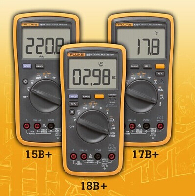 FLUKE 原装正品美国福禄克F17B+数字万用表自动量程 F17B+