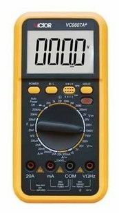 胜利数字万用表 VC9807A +四位半 电导/电容/频率 万能表 VC9807A