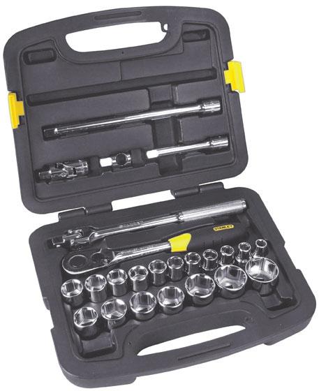 Stanley史丹利工具 24件套12.5mm系列公制组套 91-939-22 91-939-22