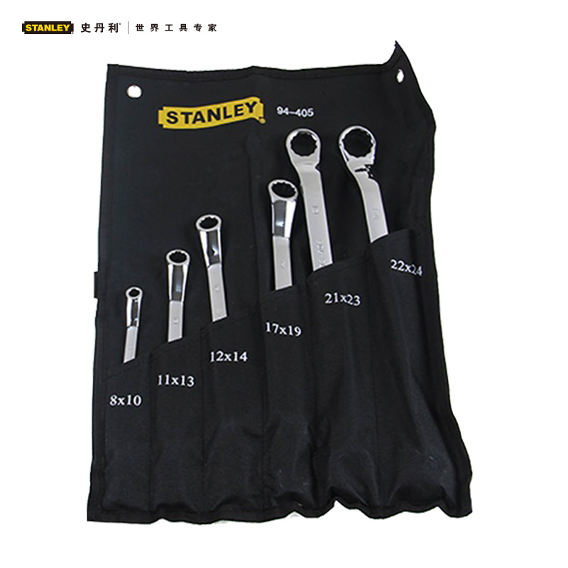 Stanley史丹利 6件套公制精抛光45角双梅花扳手 94-405-23扳手 94-405-23