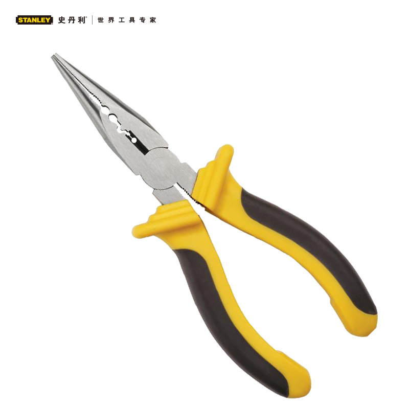 Stanley史丹利 重型两用尖嘴钳/斜嘴钳 84-484-1-22尖嘴钳子 84-484-1-22