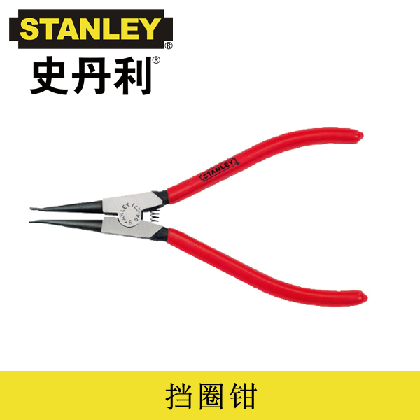 Stanley史丹利 挡圈钳 卡簧钳 7寸 84-271-22 直嘴轴用 84-271-22