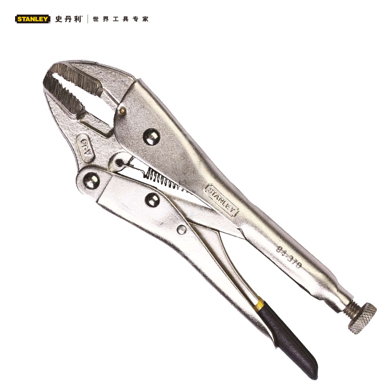 Stanley史丹利五金手动工具7寸10寸铬钒钢 84-370-23 直齿大力钳 84-370-23