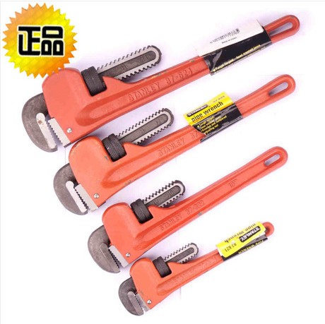 STANLEY/史丹利重型水管钳 管子钳 圆管钳 合金钢喉钳 水管钳6“87-620-23 87-620-23 621 622 623 624 625 626 627 629