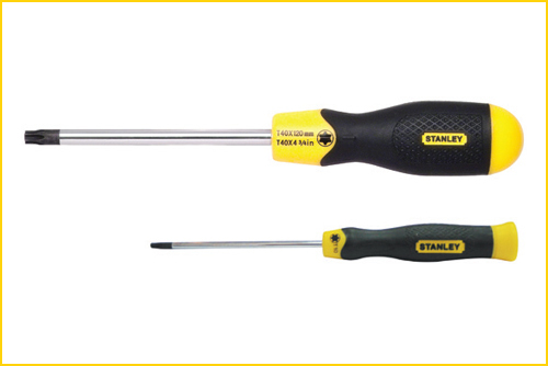 STANLEY史丹利铬钒钢花型螺丝刀T5X80mm 65-144-0-23 65-144-0-23