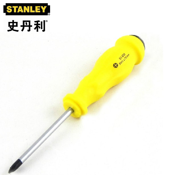 STANLEY 史丹利螺丝批 塑柄十字螺丝批 #0x50螺丝刀 61-826-23 61-826-23