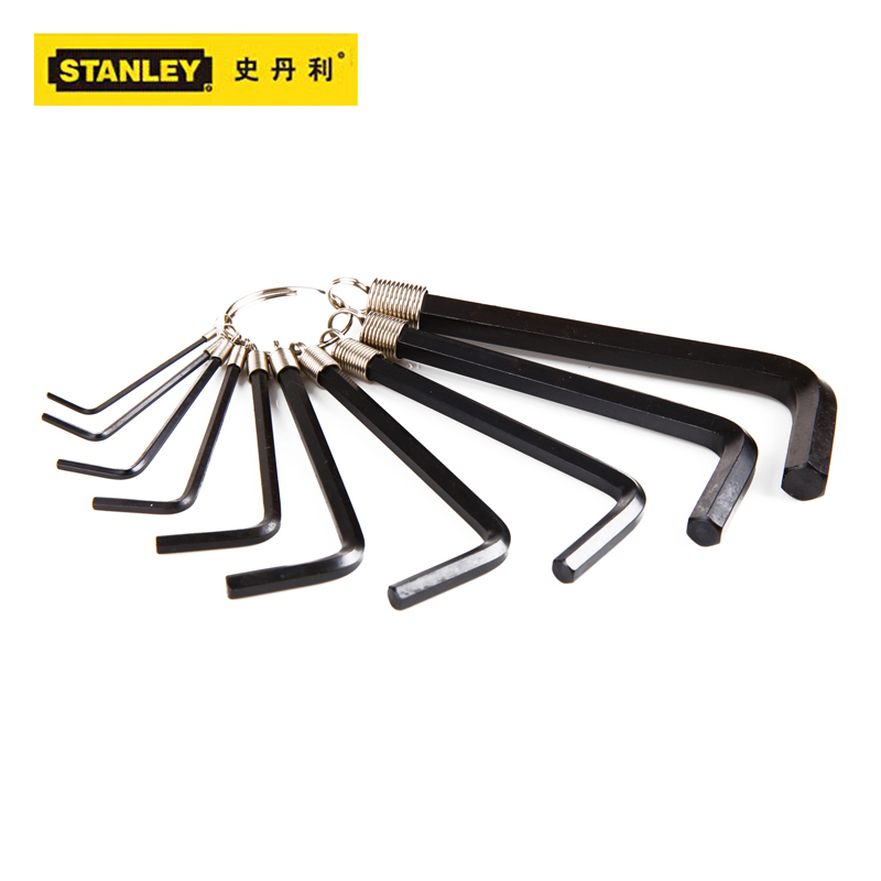 STANLEY/史丹利	五金工具10 件套 链式内6角扳手 公制69-213-23 69-213-23