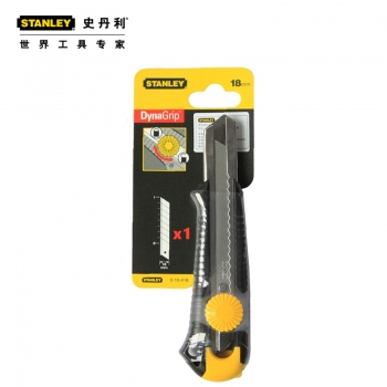 STANLEY/史丹利 18MM DYNAGRIP 割刀10-418-22 美工刀 壁纸刀 10-418-22