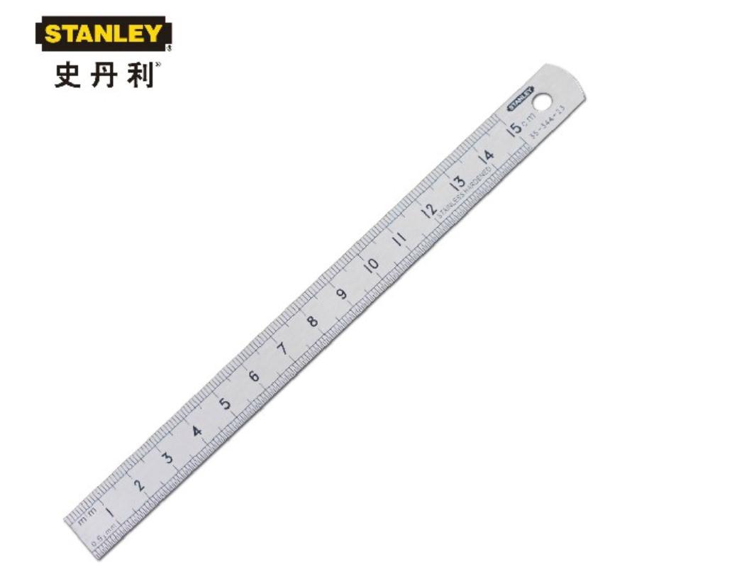 STANLEY/史丹利不锈钢直尺15-150cm 35-344/345/346/347/348-23 35-344/345/346/347/348-23