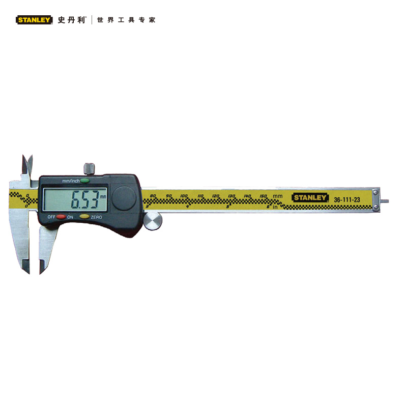 Stanley/史丹利 不锈钢游标尺0-150MM尺子36-111-23数显游标卡尺 36-111-23