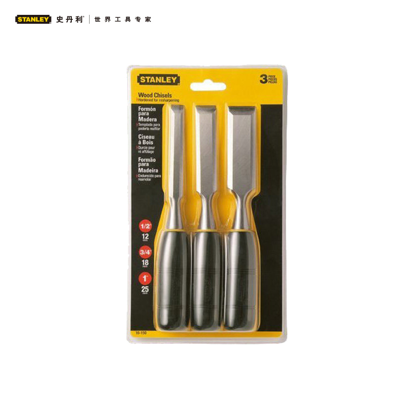 Stanley/史丹利3件套木工凿 16-089-23 冲凿 打孔器 打眼定位冲 16-089-23
