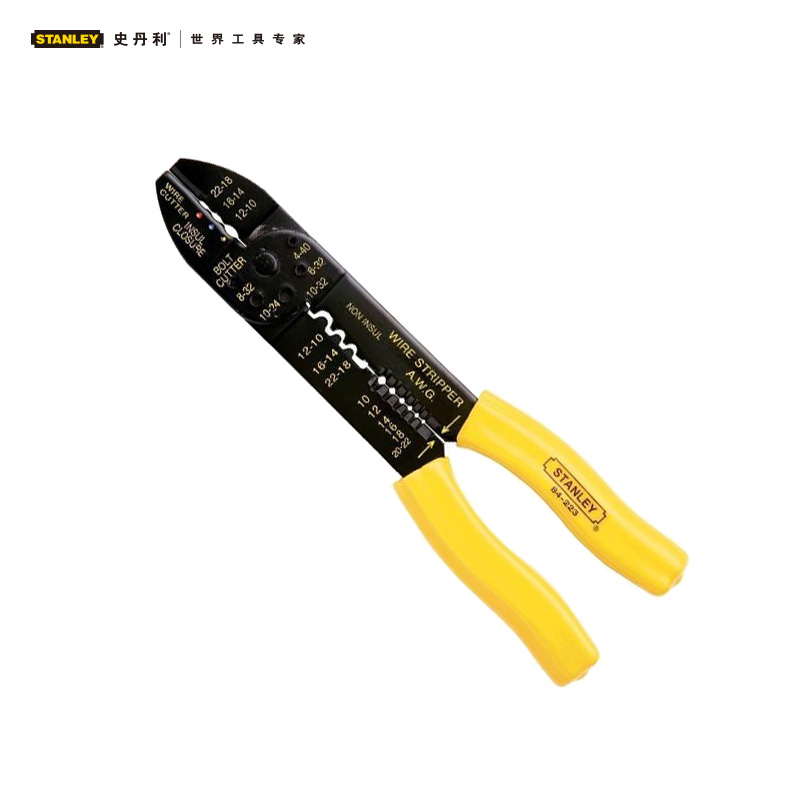 Stanley/史丹利剥线压接钳  84-223-22 84-223-22