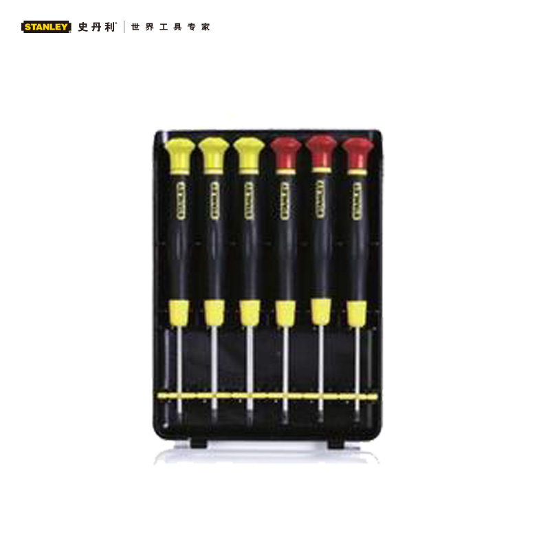 Stanley/史丹利6件套一字十字微型螺丝批组套A、B、C 66-392-23 393 394 66-392-23 393 394