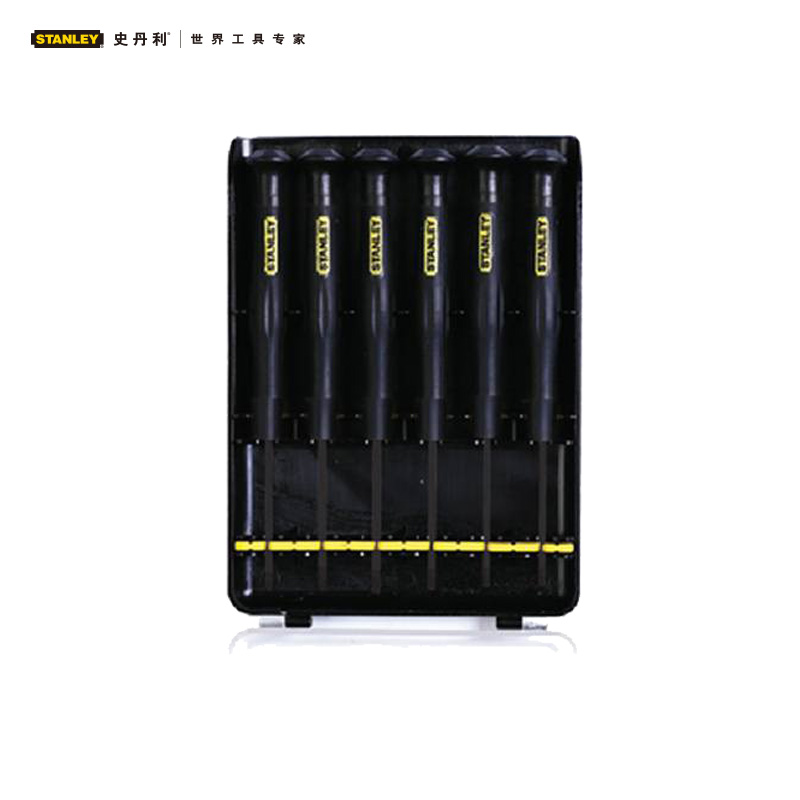 Stanley/史丹利6件套一字、十字防静电微型螺丝批组套 66-492-23 66-492-23