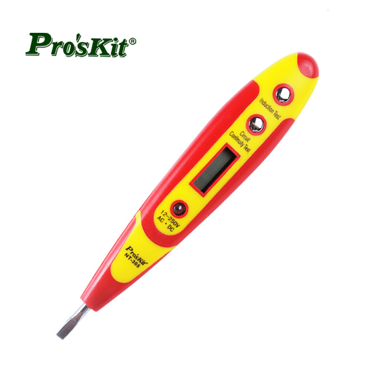 台湾宝工 NT-305 进口 多功能数显 验电笔 数显测电笔 试电笔 NT-305