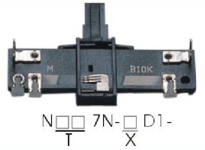 直划电位器【单联】 N307N-D1-ECC