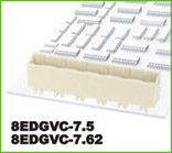 插拔式接线端子 8EDGVC-7.5/7.62