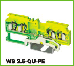 WS轨道式接线端子 WS 2.5-QU-PE