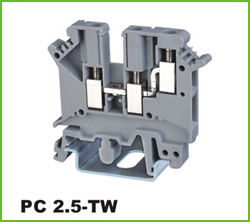 PC轨道式接线端子 PC 2.5-TW